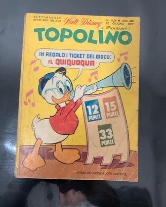 Topolino n°1124 12 giugno 1977