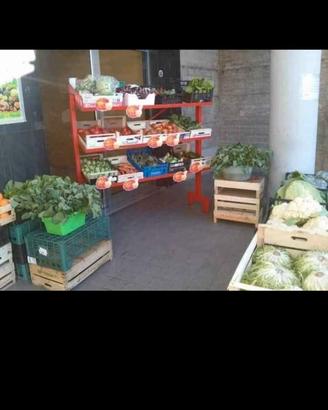 scaffale per fruttivendola
