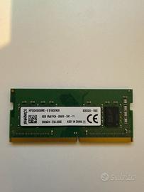 Ram kingston so-dimm ddr4 2666MHz 8gb