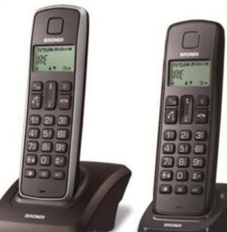 Telefono Cordless Brondi Roxy Twin Wireless