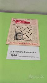 LA SETTIMANA ENIGMISTICA, anno 1976, parzialmente