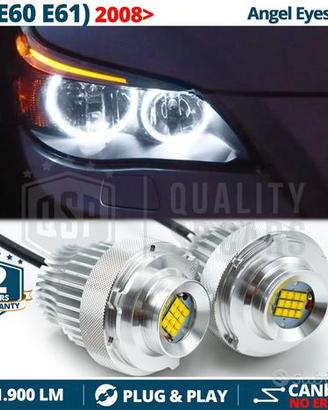 ANGEL EYES LED Bmw Serie 5 E60 E61 FARI ALOGENI