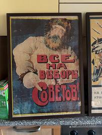 Poster vinage rivoluzione russa