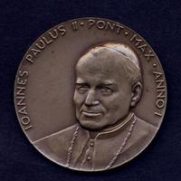 Medaglia Papa Giovanni Paolo II argento TOTUS TUUS