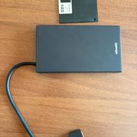 Lettore floppy disk esterno Olivetti EFD 1035 raro