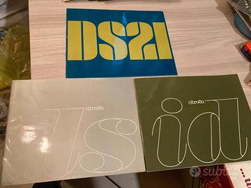 3 Brochure Citroen, DS, DS21, ID, in lotto