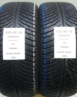 2 GOMME 235 45 18 MICHELIN A2153