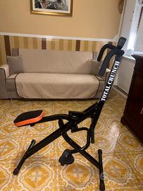 Sport: Total Crunch panca pieghevole salvaspazio