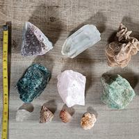 lotto di pietre e minerali 