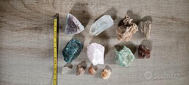 lotto di pietre e minerali 