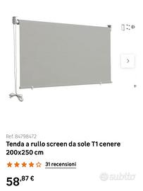2 tende a rullo per esterni