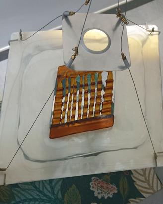 Lampadario vetro di murano Aquilone R/60 prodotto