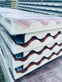 Pannelli copertura  finto coppo .