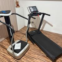 Pedana vibrante e tapis roulant