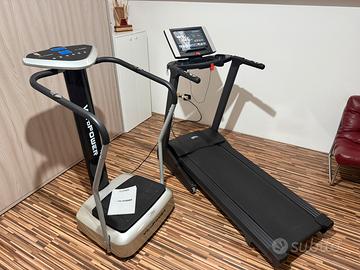 Pedana vibrante e tapis roulant