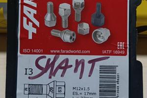 Bulloni antifurto FARAD per smart