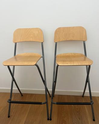 IKEA 2 sedie alte per tavolo all’americana
