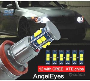 KIT LAMPADE OCCHI ANGEL LED 120W BMW E90 E92 X5 E7