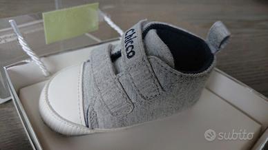Scarpine Chicco Nursery Neonato Grigio Melange 17