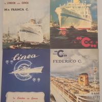 POSTER VINTAGE COSTA CROCIERE 