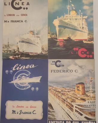 POSTER VINTAGE COSTA CROCIERE 