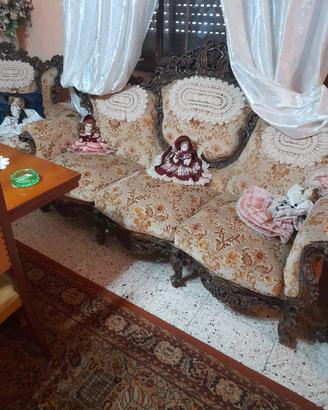 salotto completo stile Luigi XV barocco veneziano