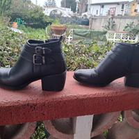 Stivaletto nero donna in pelle 37 Dame Rose