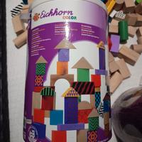 Mattoncini legno Eichorn 100pz