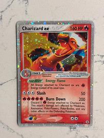 Charizard ex rosso fuoco