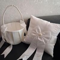 Cuscino portafedi piu cestino ( damigella)