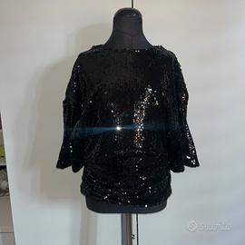 maglia con pailletes nuova taglia s