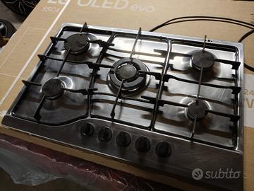 PIANO COTTURA ARISTON 5 FUOCHI DA 70 A METANO