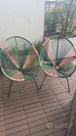 Sedia ad uovo giardino