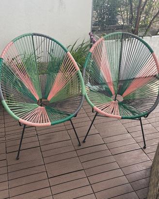 Sedia ad uovo giardino