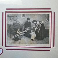 Stampa Antica - Old Print 1895 MADRE