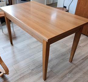 tavolo legno allungabile 140 x 75 x altezza 79