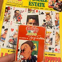 Rivista Calcio 2000 più carte da poker