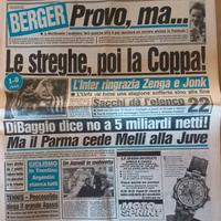 Giornali Tuttosport Inter-Salisburgo finale coppa