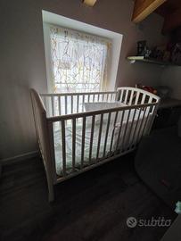 LETTINO+MATERASSO+PARACOLPI+LENZUOLA+ SPONDINA REG