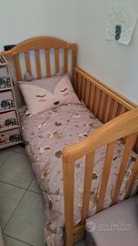 Lettino per bambini con materasso
