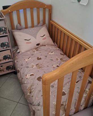 Lettino per bambini con materasso