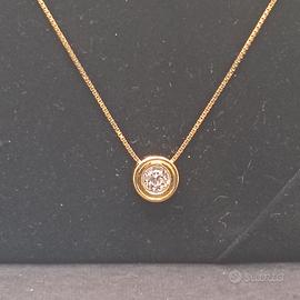 Girocollo Swarovski con punto Luce 