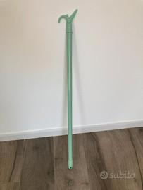 Bastone appendiabiti telescopico verdino plastica