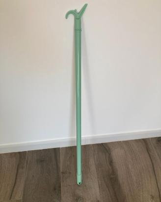 Bastone appendiabiti telescopico verdino plastica