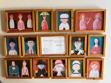 Litografie Antonio Bueno  13 quadretti certificati