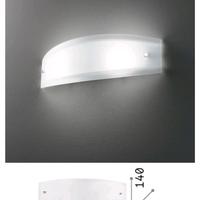 30 applique lampada parete vetro bianco Ideal Lux