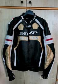 Giacca moto sportiva pelle Devil Slayer - Taglia L