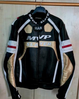 Giacca moto sportiva pelle Devil Slayer - Taglia L