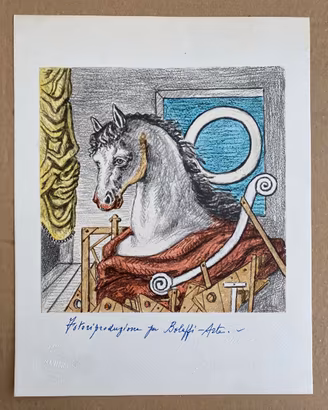 DE CHIRICO Bolaffi Arte lettera "O" ed.  numerata