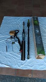 Tagliasiepi telescopico a batteria